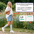 Chaussettes de compression anti-jambes lourdes