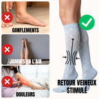 Chaussettes de compression anti-jambes lourdes