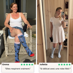 Chaussettes de compression anti-jambes lourdes