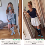 Chaussettes de compression anti-jambes lourdes