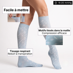 Chaussettes de compression anti-jambes lourdes