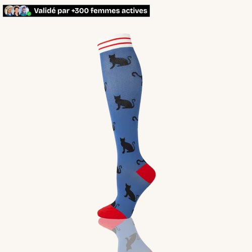 Chaussettes de compression anti-jambes lourdes